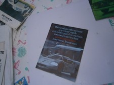 Catalogue pub auto voiture prospectus  Opel boite automatique GM compétition