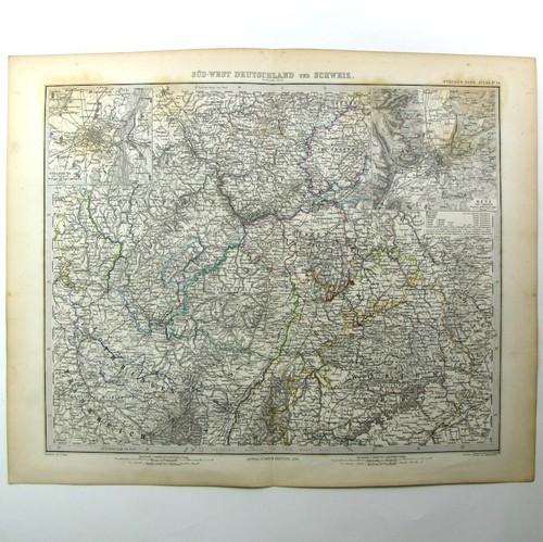 Carte allemagne suisse - allemagne,