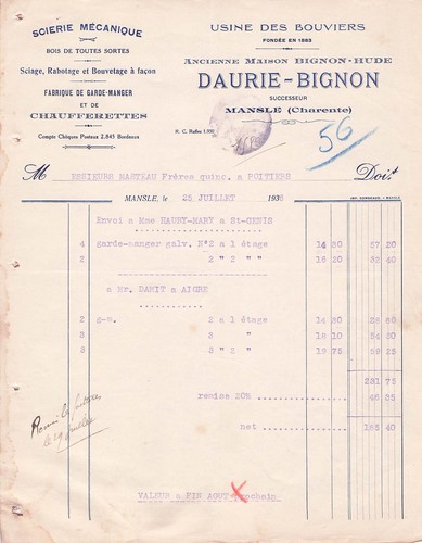 Mansle scierie daurie - 16,