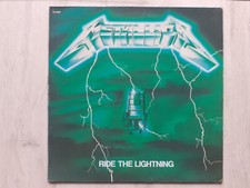 METALLICA RARE GREEN FRENCH RIDE THE LIGHTNING VINYL 1ST PRESS