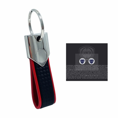 Porte clés rouge carbone - rouge,