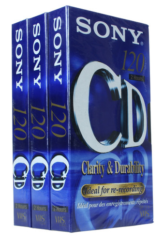 Sony lot cassette vhs 2 - sony,