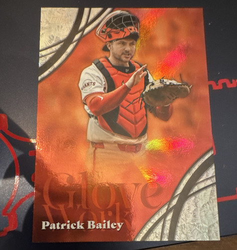 Topps glove insert - insert, patrick