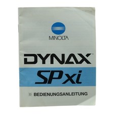 Dynax SPxi Minolta Manual
