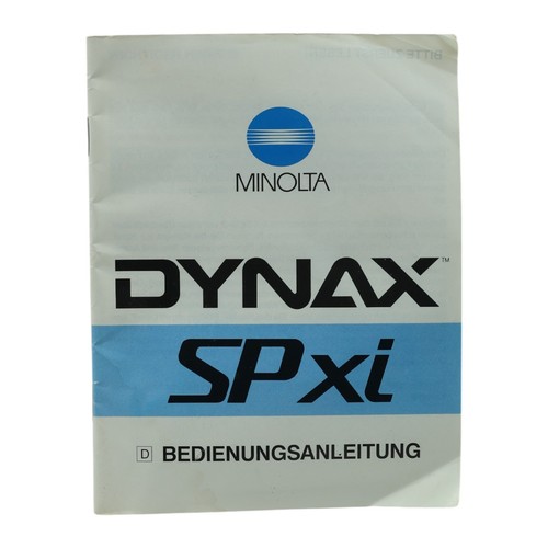 Dynax spxi minolta manual - spxi,