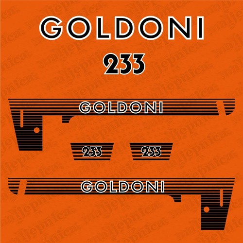 Kit autocollants goldoni 233 - autocollants,