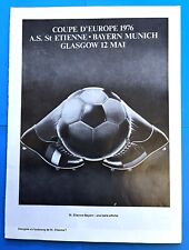 FOOTBALL ST-ETIENNE BAYERN 0-1 FINALE COUPE EUROPE 1976 CLIPPING 30 PHOTOS RARE