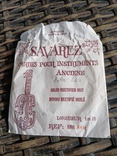 Corde SAVAREZ pour Instrument Anciens Boyau Rectifie Huilé 1.20 M Ref BRH 114 