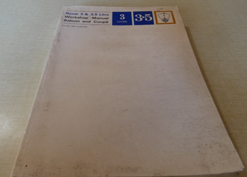 Rover p5b litre workshop - p5b,