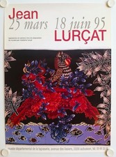 Affiche Jean LURÇAT 1995 Exposition Musée Tapisserie Aubusson