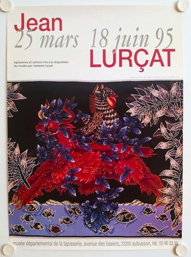 Affiche jean lurçat 1995 - affiche,