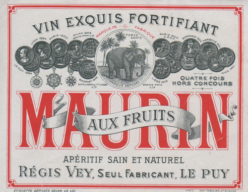 Vin maurin aux fruits - maurin,