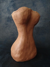 vase sculpture buste Femme Nue