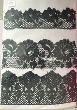 DENTELLE ANCIENNE   SUR CARTON