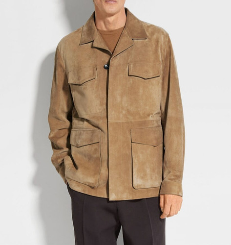 Veste cuir marron - veste,