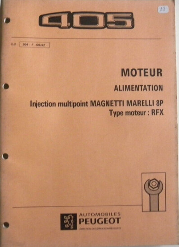 Manuel atelier peugeot 405 - peugeot,
