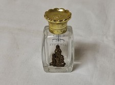 Flacon en verre avec la Vierge  eau de Lourdes " vide "