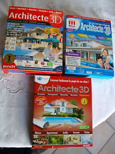LOT DE 3 LOGICIELS ARCHITECTE 3D SPECIAUX DECO HD