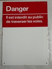 Plaque indicatrice danger - indicatrice,