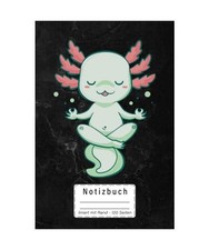 Axolotl Notizbuch liniert mit