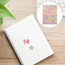  50 autocollants lettres pour