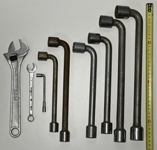 Lot D’outillage SAM Série Clé à Pipe 12 Pans  ,Clé Plate Et Clé a Molette TBE