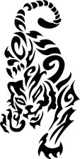 Tribal Tigre 1 Sticker