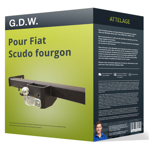 Attelage pour fiat - fiat, scudo