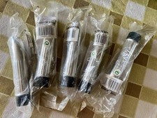 Lot de 5 Mini Vibromasseurs Argent 13.5cm Sextoy