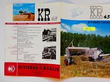 LR15 Matériel Agricole RIVIERRE CASALIS  Presse no Tracteur IH Fiat SFV Hanomag