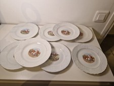 Assiette ancienne en faïence St Amand Lebacqz Bouchart venerie chasse à courre 8