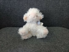 A8- DOUDOU mouton Burberry blanc bleu 