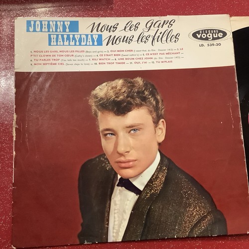 33t johnny hallyday vogue - johnny,
