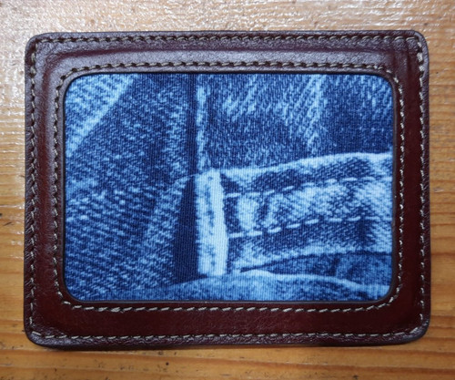 Porte carte cuir avec - cuir,