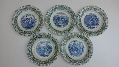 Assiettes anciennes thème - anciennes,