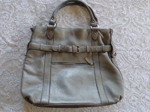 Grand sac cuir grainé - en,