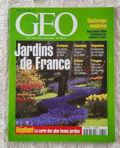 Revue magazine geo - revue, jardins