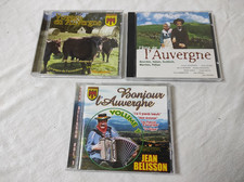 Lot 3 CD Accordéon L'âme de l'Auvergne, Bonjour l'Auvergne, Voyage en Auvergne