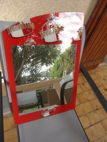 Miroir bistrot publicitaire - miroir,