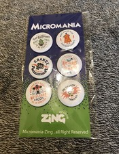 1 Plaque De 6 BADGES COLLECTOR