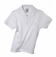 Polo Blanc D'Équitation De Compétition Tattini Unisexe