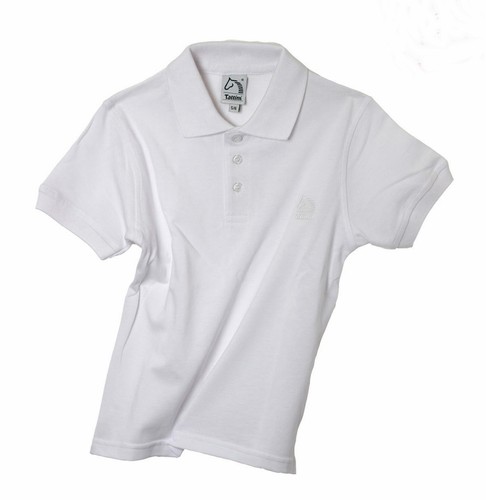Polo blanc équitation - blanc, de