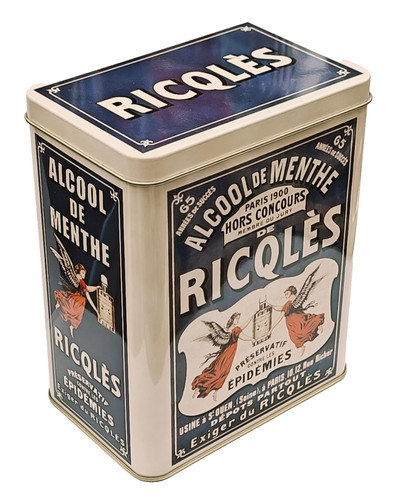 Boite métal ricqlès - boite,