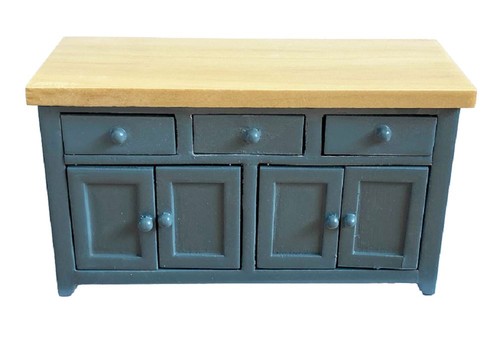 Maison poupée bleu et - bleu,