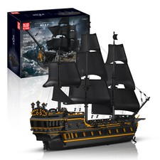 Mould King 13186 Black Pearl bateau pirate blocs de jonction kit jouet STEM