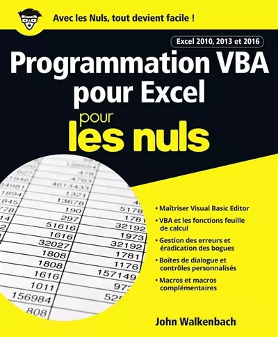 Programmation vba pour excel - programmation,