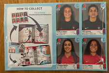 PANINI EURO 2022 UPDATE SET TEAM EQUIPE PORTUGAL WOMEN'S