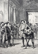 Eau forte : LE ROI S'AMUSE