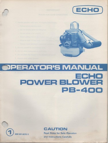 Echo power blower - power,