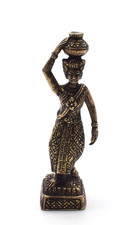 Art Khmer Petit bronze femme